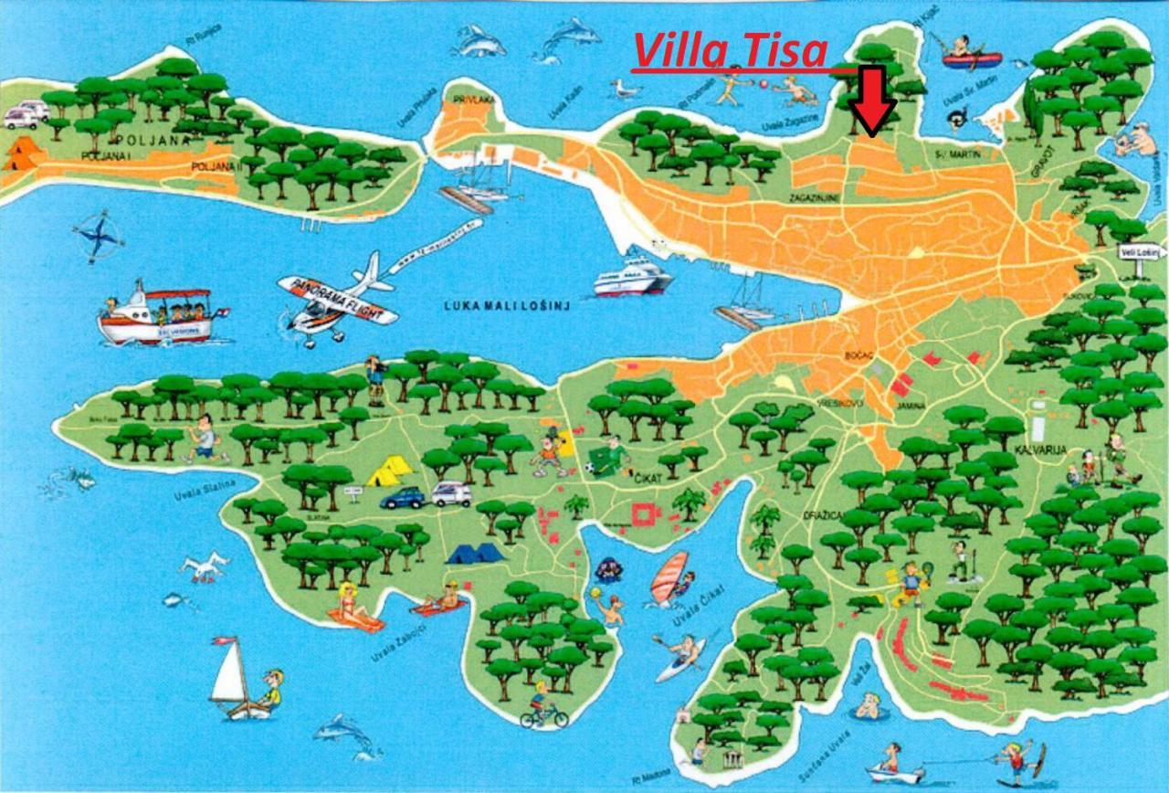 Apartments Vila Tisa Mali Lošinj Eksteriør billede